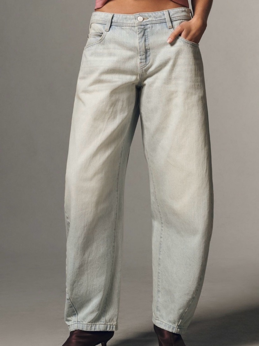 Pilcro High Rise Balloon Jeans Light Denim - Picture 3 of 6